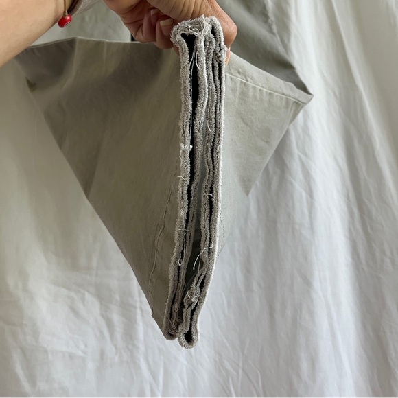 ATM Anthony Thomas Melillo Cropped Boyfriend Wide Leg Capri grey, size 6 - Picture 9 of 11